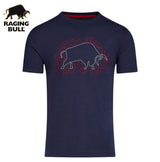 Raging Bull Scatter Stitch Navy T-Shirt Navy