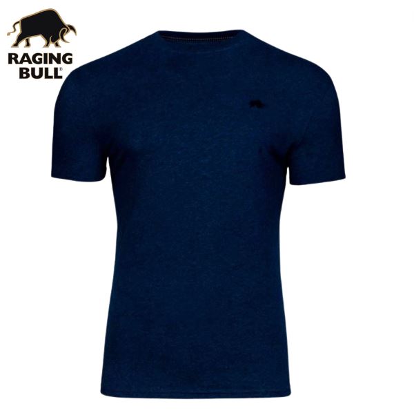 Raging Bull Organic Navy T-Shirt Navy