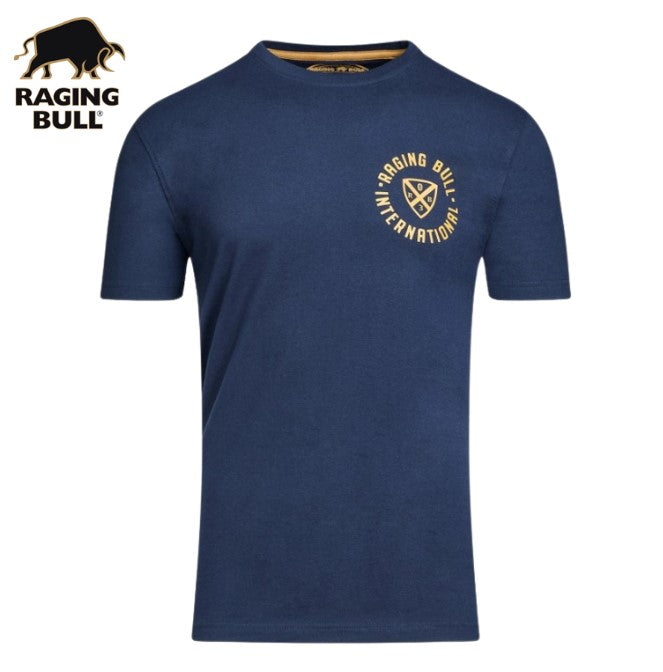 Raging Bull Strength & Honour Navy Tee Navy