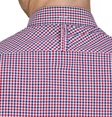 Raging Bull Graph Check Short Sleeve Red