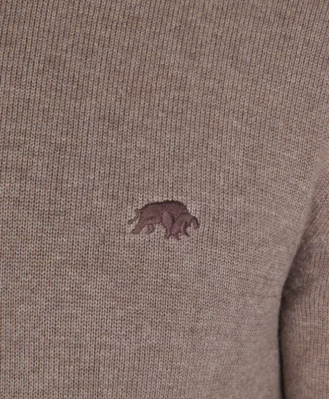 Raging Bull Classic Crew Neck Toast Knit Beige