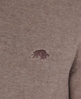 Raging Bull Classic Crew Neck Toast Knit Beige