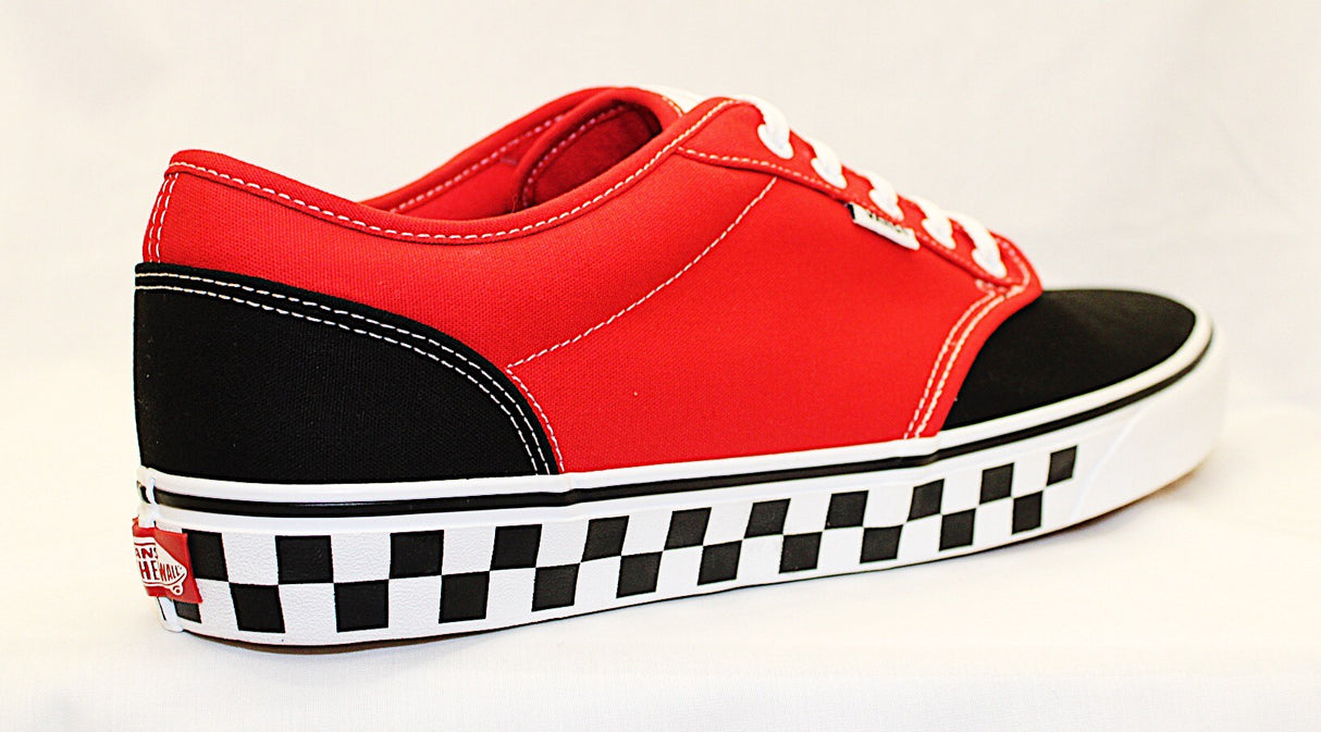 Vans Red Check Atwood Shoes Red