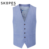 Skopes Redding X-Long Sky Blue Waistcoat Blue