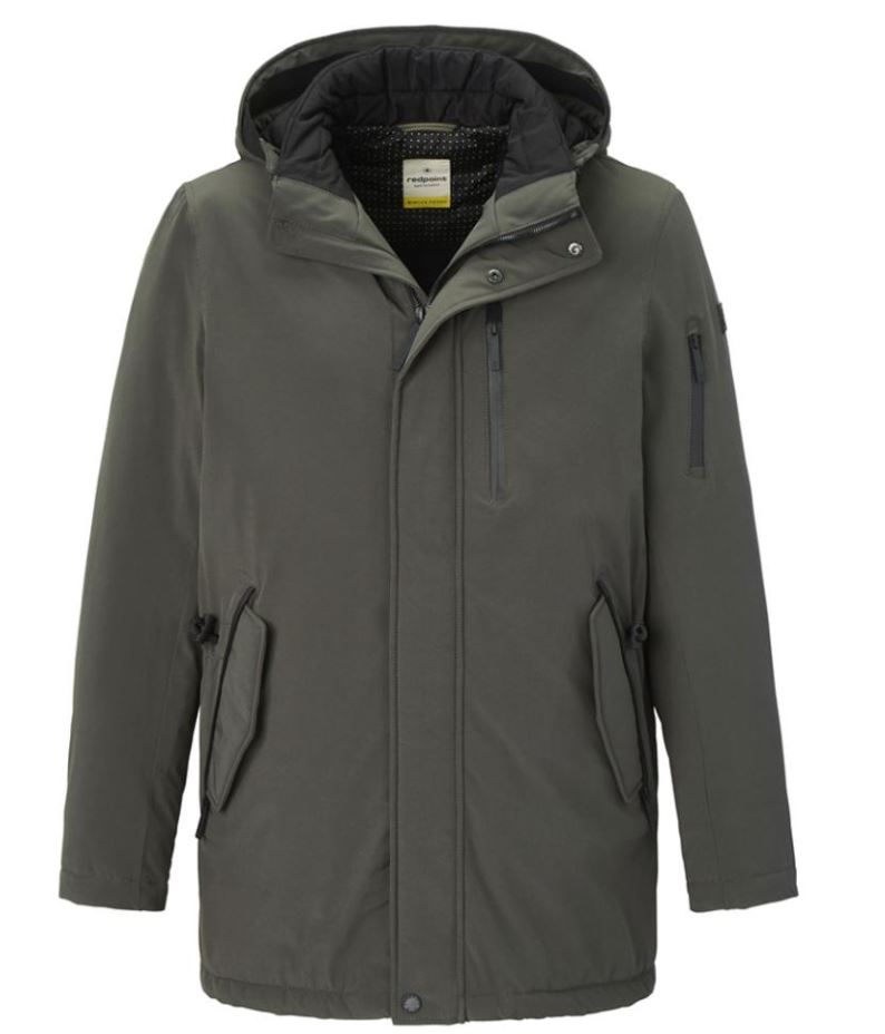 Redpoint X-Tall Dave Green Hooded Jacket Green