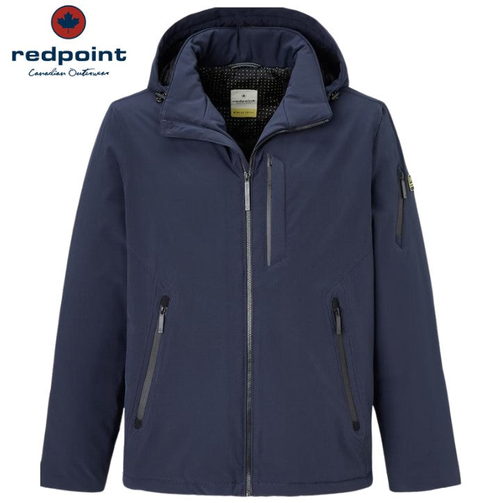 Redpoint X-Tall Dustin Navy Hooded Coat Navy