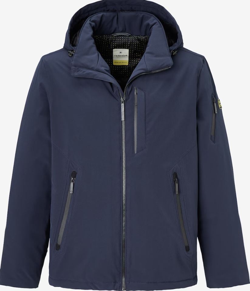 Redpoint X-Tall Dustin Navy Hooded Coat Navy
