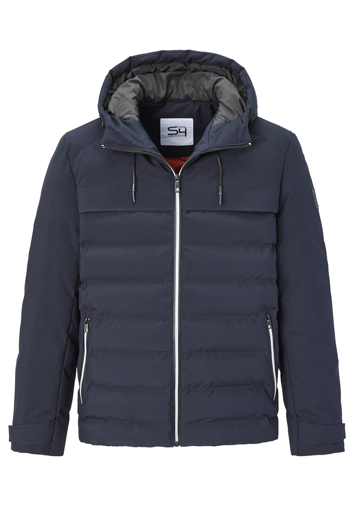 S4 X-Tall Galactica Navy Quilted Jacket Navy