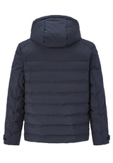S4 X-Tall Galactica Navy Quilted Jacket Navy