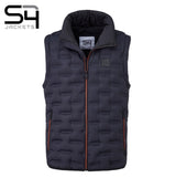 S4 Ares Quilted Contrast Zip Bodywarmer Navy