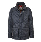 S4 Vegas Quilted Navy Zip Jacket Navy