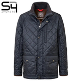 S4 Vegas Quilted Navy Zip Jacket Navy