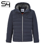 S4 X-Tall Galactica Navy Quilted Jacket Navy