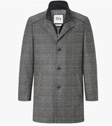 S4 X-Tall Newton Wool Grey Stitch Coat Grey