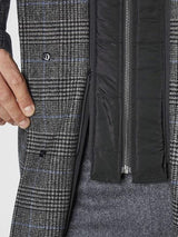 S4 X-Tall Newton Wool Grey Stitch Coat Grey
