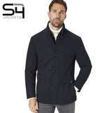 S4 X-Tall Reno Navy Poly Car Coat Navy
