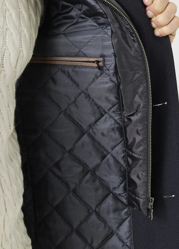 S4 X-Tall Reno Navy Poly Car Coat Navy