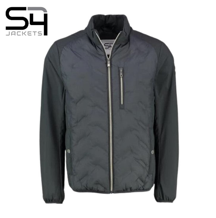S4 Zeus Quilted Lightweight Zip Jacket Navy