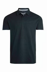 Weird Fish Jetstream Black Polo Black