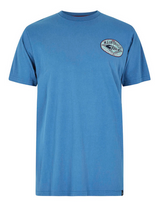 Weird Fish Eco Surf Blue T-Shirt Blue