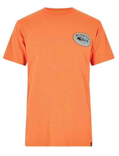 Weird Fish Eco Surf Mango T-Shirt Orange