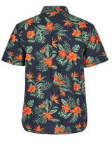 Weird Fish Faraway Short Sleeve Shirt Navy