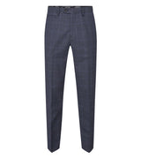 Skopes Anello Blue Check Suit Trousers Blue