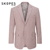 Skopes Aurelio Berry Houndstooth Jacket Red