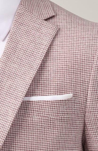 Skopes Aurelio Berry Houndstooth Jacket Red