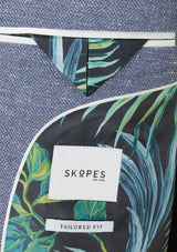 Skopes Bailiff Textured Blue Jacket Blue