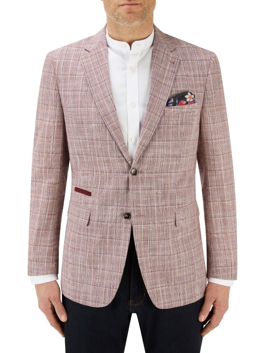 Skopes Bardem Coral Linen Sports Jacket Purple