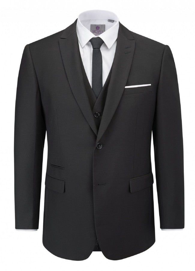 Skopes Madrid Black Suit Jacket Black