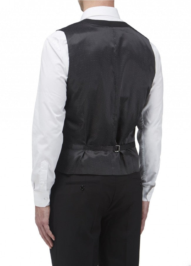 Skopes Madrid Black Suit Waistcoat Black