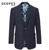 Skopes Boyd Navy Puppytooth Jacket Navy