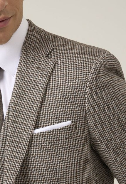 Skopes Cannon Houndstooth Brown Jacket Brown