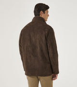Skopes Carson Brown Faux Suede Coat Brown