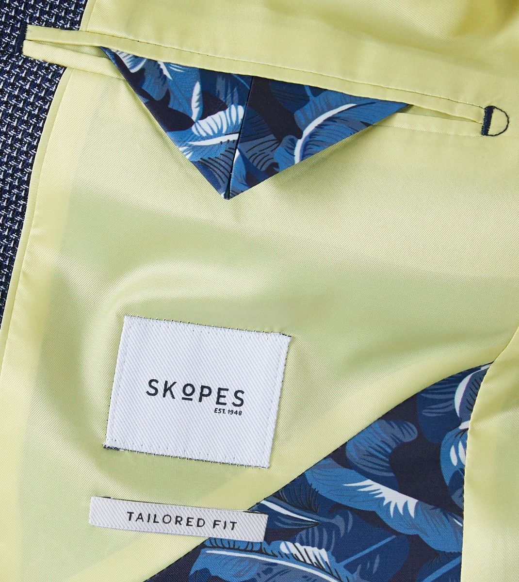 Skopes Dancy Textured Navy Sports Jacket Navy