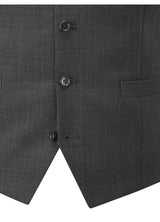 Skopes Darwin Extra Long Grey Waistcoat Charcoal