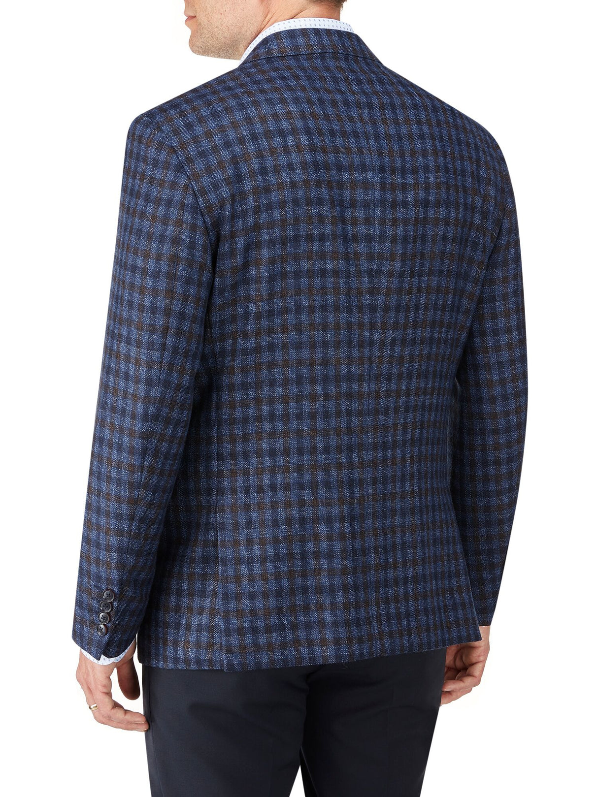 Skopes Tal Delamere Check Sports Jacket Blue