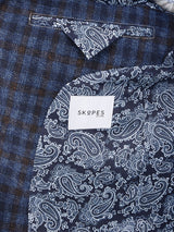 Skopes Tal Delamere Check Sports Jacket Blue
