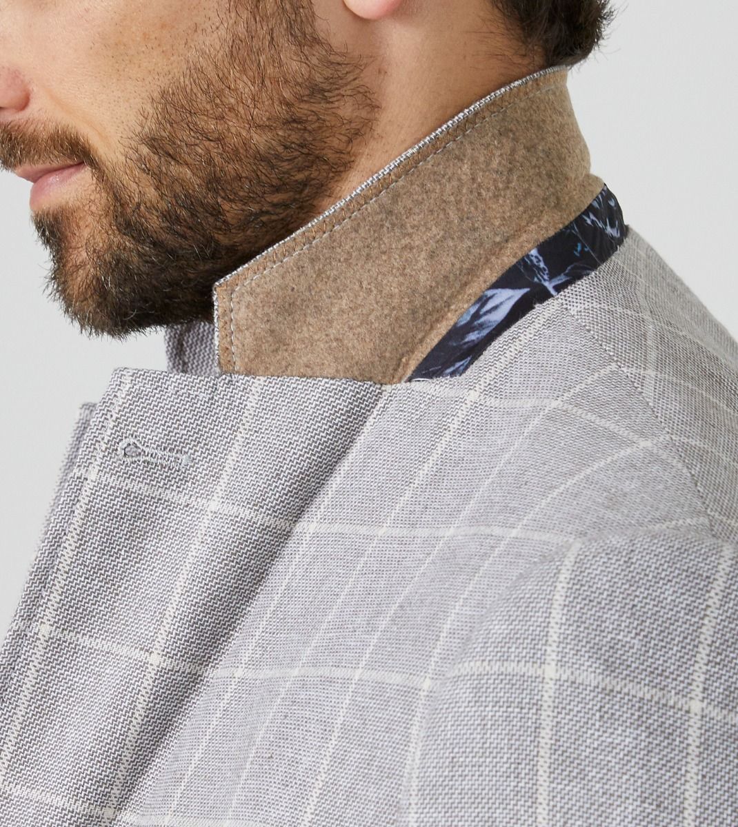 Skopes Follet Beige Check Sports Jacket Beige
