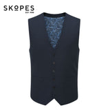 Skopes Harcourt Ink X-Long Waistcoat Navy