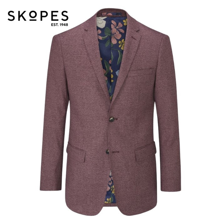 Skopes Jodrell Berry Tweed Effect Jacket Purple