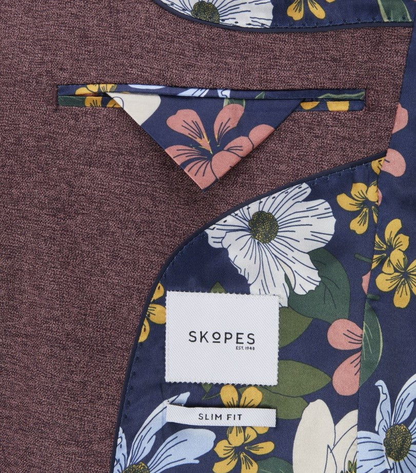 Skopes Jodrell Berry Tweed Effect Jacket Purple