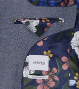 Skopes Jodrell Marl Tweed Effect Jacket Blue