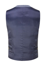Skopes Jude Blue X-Long Waistcoat Blue