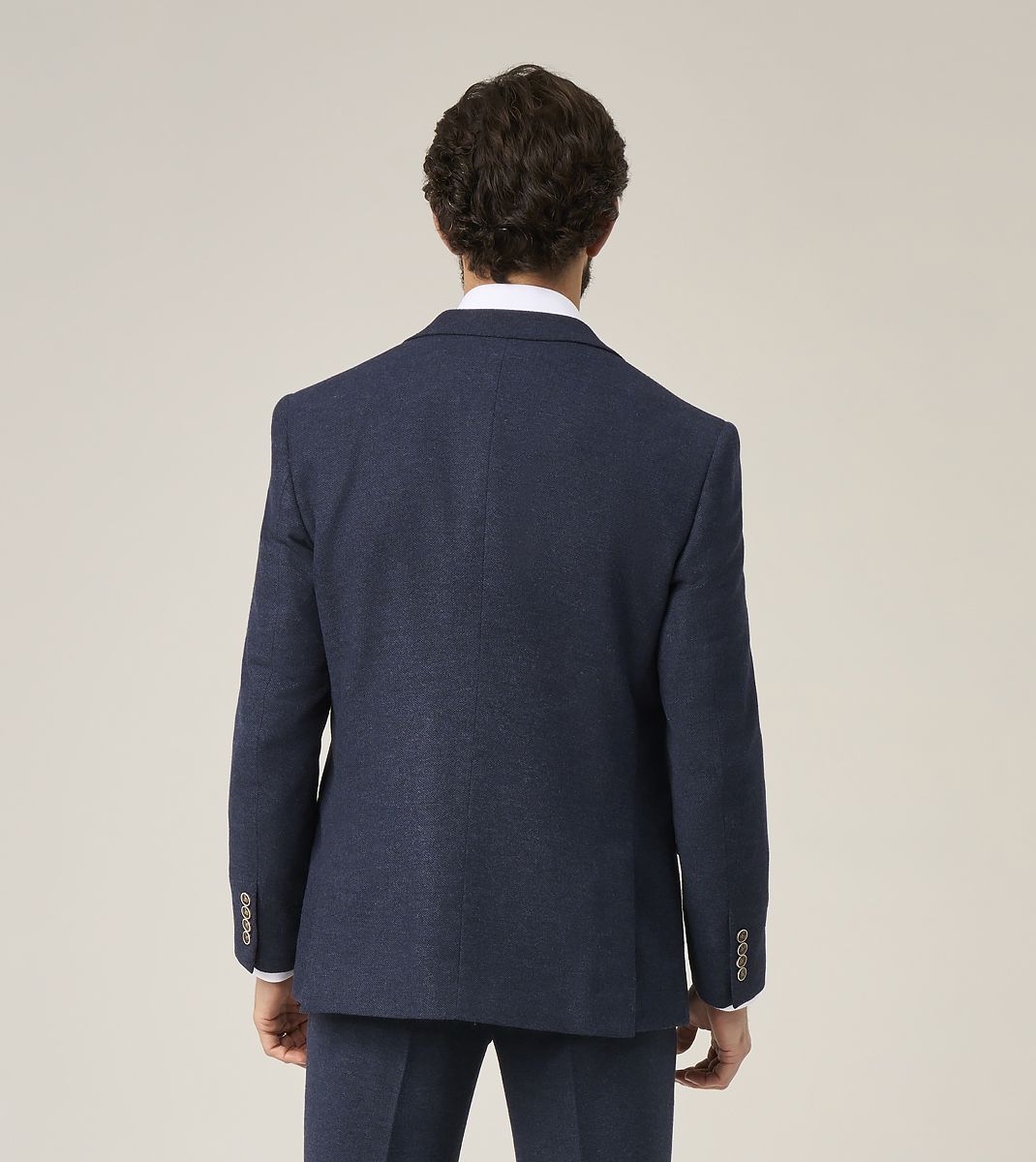 Skopes Jude Herringbone Navy Jacket Navy