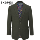 Skopes Jude Herringbone Olive Jacket Green