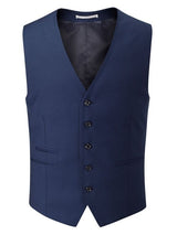 Skopes Kennedy Extra Long Tall Waistcoat Blue