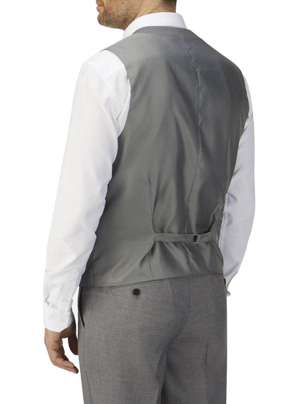 Skopes Kyle X-Long Silver Waistcoat Grey